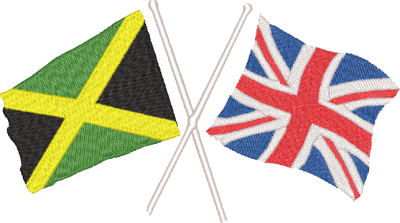 Jamaica and Union Flags